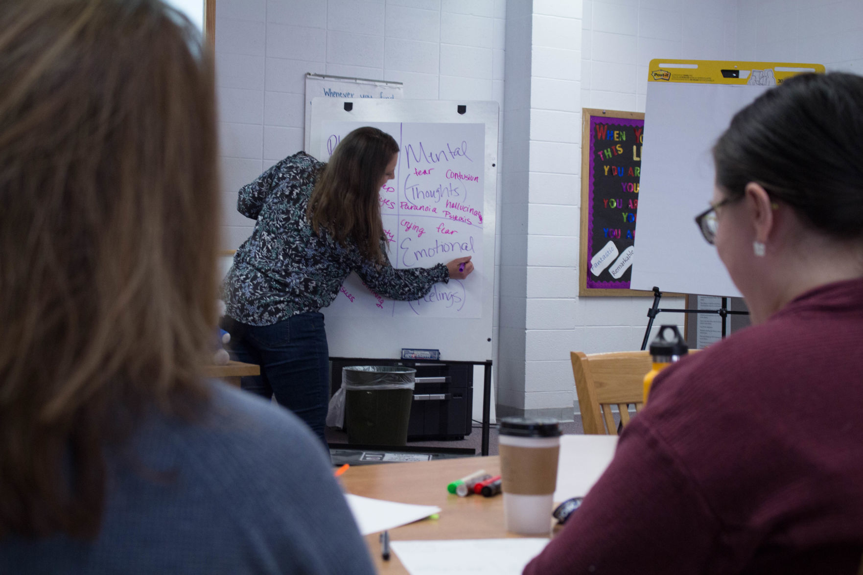 Natascha Robinson, one of three women to train Jefferson High School students